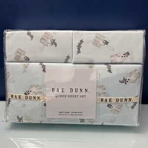 NWT Rae Dunn Halloween Sheet Set